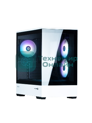 Компьютерный корпус ZALMAN P30 BW, MATX, BLACK/WHITE, WINDOW, 2x3.5