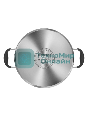Кастрюля Maunfeld LAURA MCS40S08GR из нержавеющей стали со стеклянной крышкой, 22 см, 4 л.
