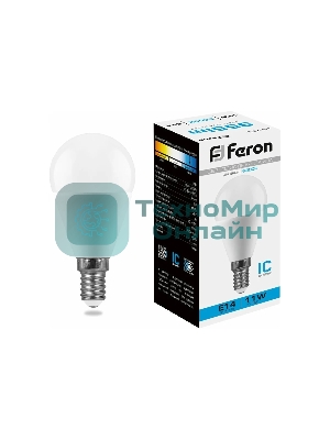 Лампа светодиодная Feron LB-750 11W 230V E14 6400K