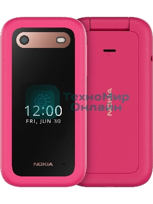 Мобильный телефон Nokia 2660 TA-1469 DS Pop розовый