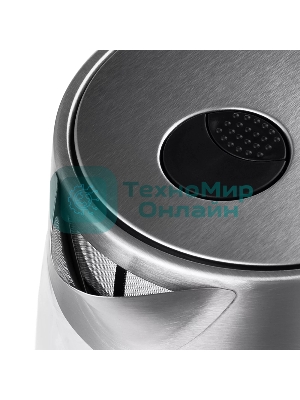 Чайник электрический Kitfort KT-641 1.8 л, 2200 Вт, серебристый