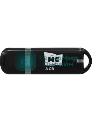 Флешка USB MORE CHOICE МФБ8 Black (4620202558824), 8GB, USB 3.0, R/W 25/15, черный