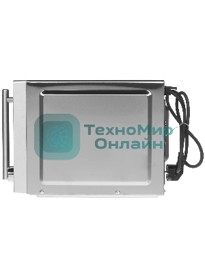 Микроволновая печь CASO MG 20 Menu зеркальный/серебристый, 20 л, 800 Вт, переключатели - кнопки, поворотный механизм