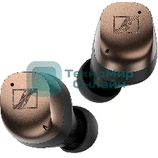 Гарнитура внутриканальные Sennheiser Momentum True Wireless 4 черный/медный беспроводные bluetooth в ушной раковине (700367 MTW4 BLACK COPPER)