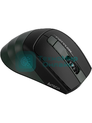 Мышь беспроводная A4Tech Fstyler FB35S темно-зеленый/черный, 2000 dpi, радиоканал, Bluetooth, USB, кнопки - 5