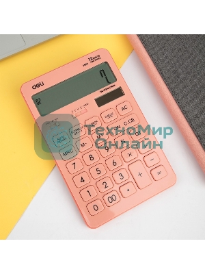 Калькулятор настольный Deli Touch EM01541 красный 12-разр.