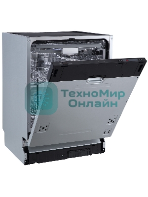 Встраиваемая посудомоечная машина Zigmund & Shtain DW 302.6, черный, 59.8 см, 14 компл., 44 дБ, класс A+++