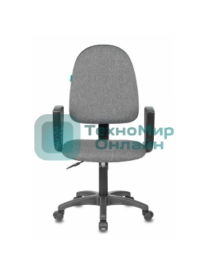 Кресло Бюрократ CH-1300N/3C1 серый, экокожа, 120 кг, механизм качания