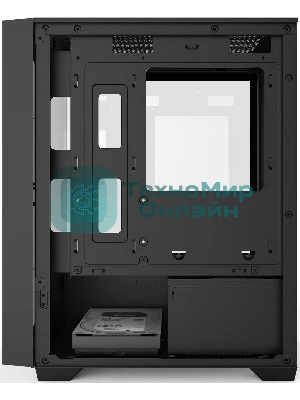 Компьютерный корпус Accord ACC-ZCU1B черный без БП mATX 3x120мм 1xUSB3.0 1xUSB3.1 audio
