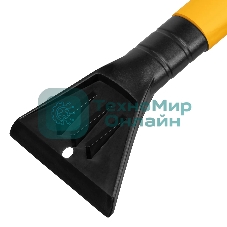 Щетка сметка со скребком Denzel телескоп, поворотная голова, 750-1120 мм