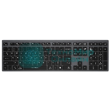 Клавиатура беспроводная A4Tech Fstyler FBX50C, USB, Bluetooth/Радиоканал, серый