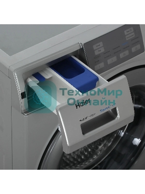 Стиральная машина Haier HW60-BP12919AS, с фронтальной загрузкой, 6кг, 1200об/мин, с паром, инверторная