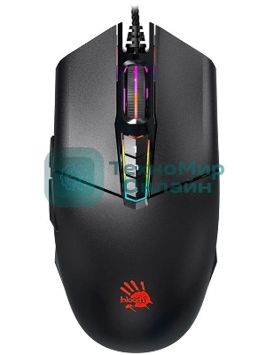 Мышь проводная A4Tech Bloody P91s черный, 8000 dpi, USB, кнопки - 8