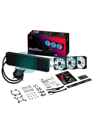 Система жидкостного охлаждения ASUS ROG STRIX LC III 360 ARGb 90RC00T1-M0UAY0 черный 120мм алюминий, 2200 об/мин, 36 дБ, 4 pin