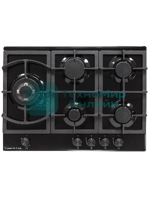 Газовая варочная панель Zigmund & Shtain G 14.7 B независимая, черный