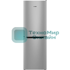 Холодильник Atlant ХМ 6619-189 серебристый двухкамерный 182/119л морозилка снизу