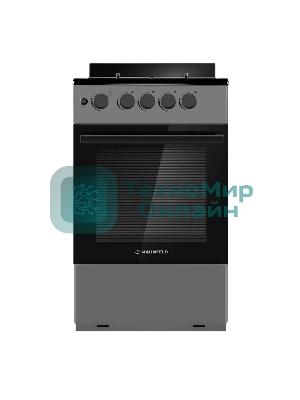 Плита газовая Maunfeld MGC50GEGR08 серый, конфорок 4 шт, духовка 59 л, 50 см x 88 см x 65 см