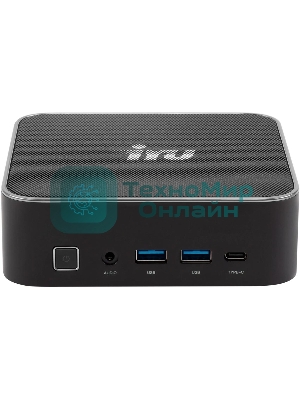 Мини ПК IRU Tactio 525 Ryzen 7 6800H (3.3) 16Gb SSD 1Tb 680M FreeDOS GbitEth WiFi BT черный (2113241)