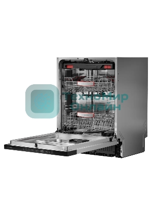 Встраиваемая посудомоечная машина Kuppersberg GHL 6030, High-Tech, 60 см, 16 комплектов, 8 программ, 3 корзины, лифт-механизм, конденсационная сушка, луч на полу, полная защита от протечек, индикатор отсутствия соли и ополаскивателя, отображение времени мытья, сенсорное управление, самодиагностика неисправностей, защита от детей, уровень шума 42 дб, энергоэффективность А