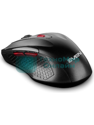 Мышь беспроводная SVEN RX-450W черный, 3200 dpi, радиоканал, USB, кнопки - 6
