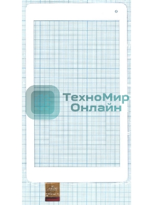 Сенсорное стекло (тачскрин) QSD E-C7119-01, белое