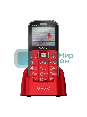 Мобильный телефон Maxvi B6ds up красный