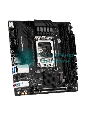 Материнская плата Maxsun MS-Challenger H610ITX 2LAN V3, LGA 1700, Intel H610, 2xDDR4, 4xSATA, 1xM.2, 1xPCI-E 4.0 x16, 2xHDMI, 1xDisplayPort, 1x 2.5Gb LAN, 2xUSB 3.2 Gen 1, 3xUSB 2.0, 3x3.5 мм, 5.1, Mini-ITX