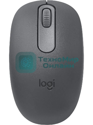 Мышь беспроводная Logitech M196 графитовый, 1000 dpi, Bluetooth, кнопки - 3