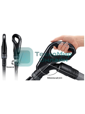 Пылесос Samsung VC20M2589JD/EV золотой/черный, 460/2000 Вт, уборка сухая, пылесборник мешок, 2,5 л