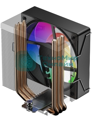 Кулер Cooler ID-Cooling SE-903-XT V2 ARGb LGA1851/1700/1200/115X/AM5/AM4 (TDP 150W, PWM, 3 тепл.трубки прямого контакта, FAN 100мм, Addressable RGb LED) RET