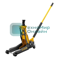 Домкрат гидравлический подкатной Denzel 2/3 т, 98-770 мм, быстрый подъем, низ. подхват, проф, SUV