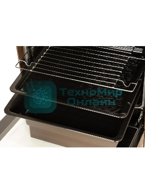 Плита электрическая Hansa FCEB53000 коричневый, конфорок 4 шт, духовка 69 л, 50 см x 85 см x 60 см