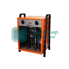 Тепловентилятор Тепломаш КЭВ-6С41Е, оранжевый/черный, 6000 Вт, 50 м2, термостат