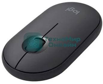 Мышь беспроводная Logitech Pebble 2 M350S графитовый, 4000 dpi, Bluetooth, кнопки - 3