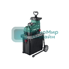 Измельчитель Зубр ЗИЭ-44-2800 садовый электрический бесшумный р/с 44мм контейнер 60л 2800Вт