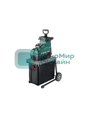 Измельчитель Зубр ЗИЭ-44-2800 садовый электрический бесшумный р/с 44мм контейнер 60л 2800Вт