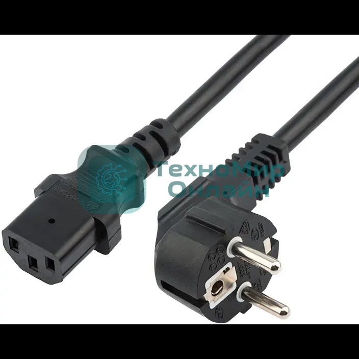 Шнур питания NTSS NTSS-PC13773 C13-Schuko проводник.:3x1мм2 3м 220В 10А черный