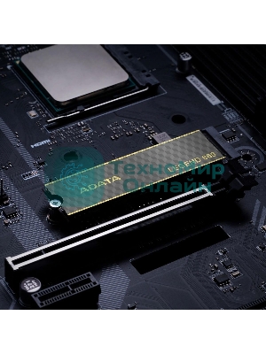 Накопитель SSD ADATA LEGEND 860, 1Tb, PCIe 4.0 x4, 2280, NVMe, R/W 6000/4000, с радиатором