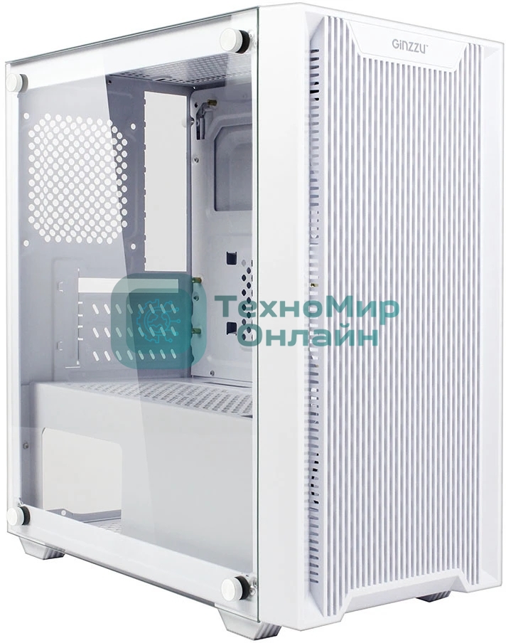 Компьютерный корпус Ginzzu CL560 белый mATX