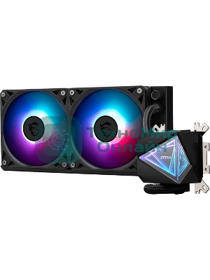 Жидкостная система охлаждения MSI MAG CORELIQUID I240 2x ARGb Gen2 Fan, ARGb Gen2 Block, Color Box