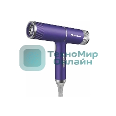 Фен SAKURA SA-4051V фиолетовый/серый, 1600 Вт, компактный