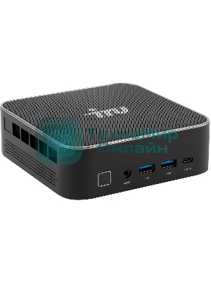 Мини ПК IRU Tactio 525 Ryzen 7 6800H (3.3) 16Gb SSD 1Tb 680M FreeDOS GbitEth WiFi BT черный (2113241)