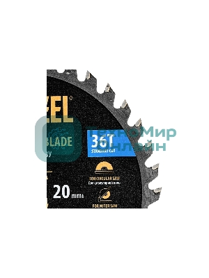 Пильный диск по дереву Denzel ф140 х 20 мм, 36 зубов