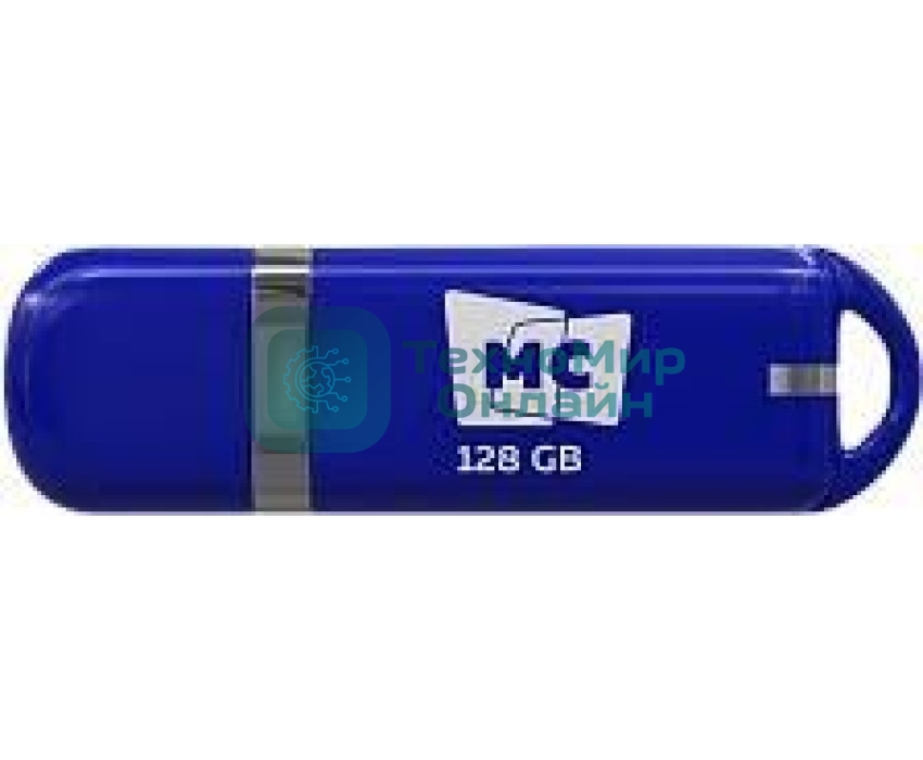 Флешка USB MORE CHOICE МФБ128 Blue (4620202558770), 128GB, USB 2.0, R/W 15/8, синий