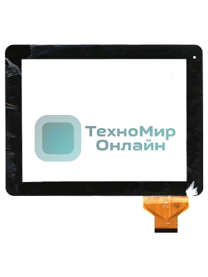 Сенсорное стекло (тачскрин) QSD E-C97001-01, черное