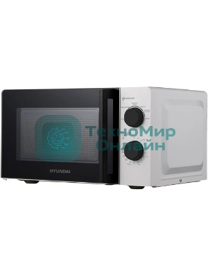 Микроволновая печь Hyundai HYM-M2047 белый, 20 л, 700 Вт, переключатели - поворотный механизм