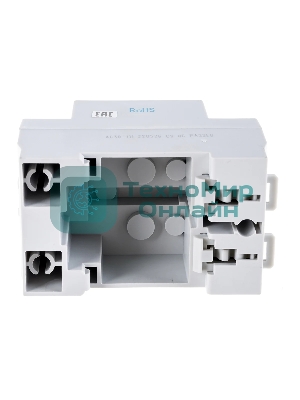 Розетка CHINT AC 30-111 с заземл. контактом на DIN-рейку