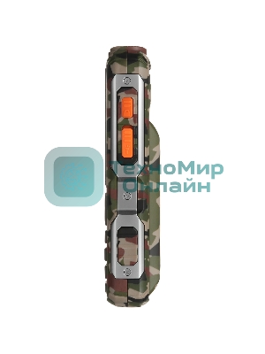 Мобильный телефон BQ 2430 Tank Power серебро/камуфляж
