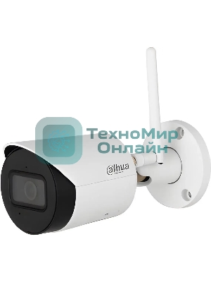 Камера видеонаблюдения IP Dahua DH-IPC-HFW1430DSP-SAW-0360B Wi-Fi 2.8-3.6мм цв. корп.:белый/черный
