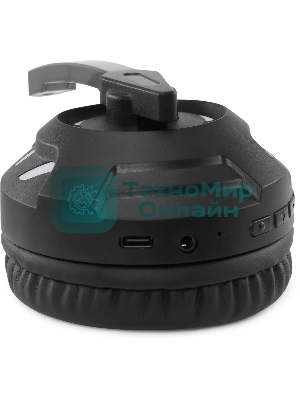 Гарнитура беспроводная/проводная с микрофоном Оклик HS-L420G черный накладные BT оголовье (1939799)